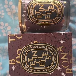DIPTYQUE HOLIDAY CANDLE ENTINCELLES - SLIGHLTY USED